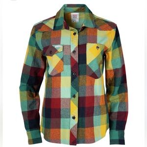Topo Designs Multicolor Plaid Work Shirt 100% Cotton